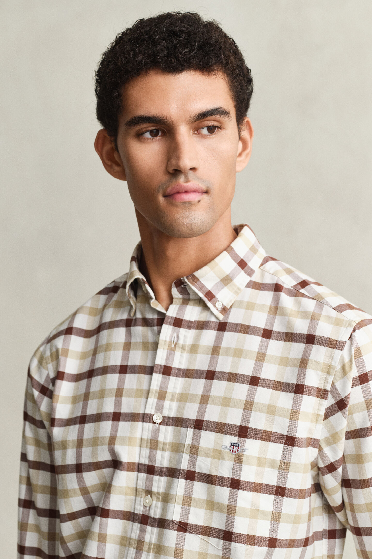Camisa Oxford Regular Fit a cuadros