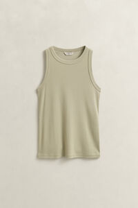 Camiseta de tirantes acanalada
