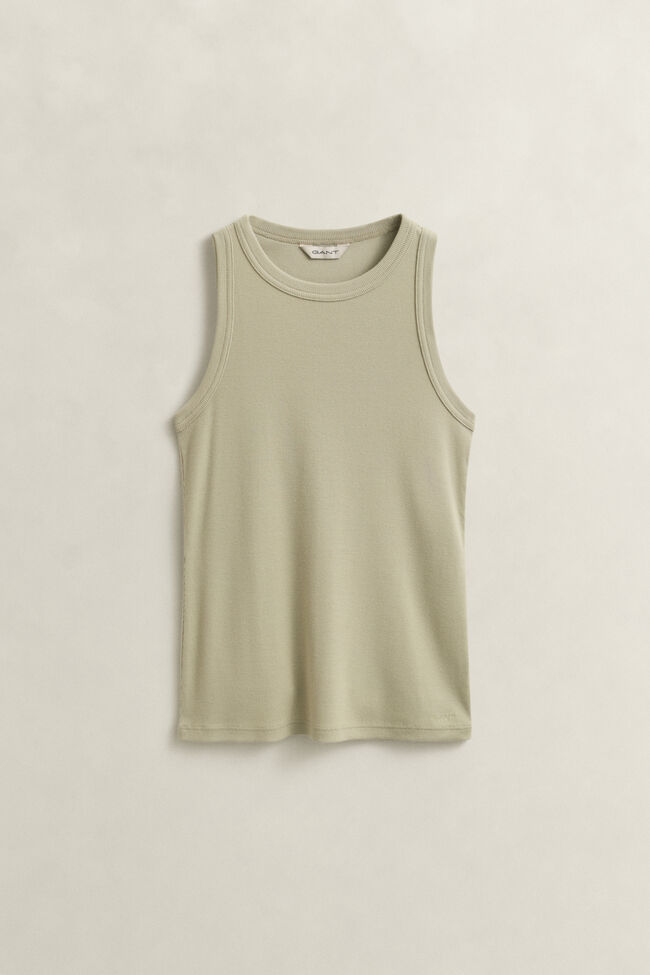 Camiseta de tirantes acanalada