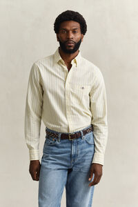 Camisa Oxford cl&aacute;sica a rayas