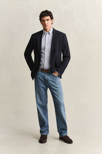 Camisa Oxford cl&aacute;sica de rayas finas