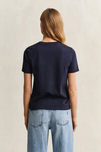 Camiseta con estampado de cuerda