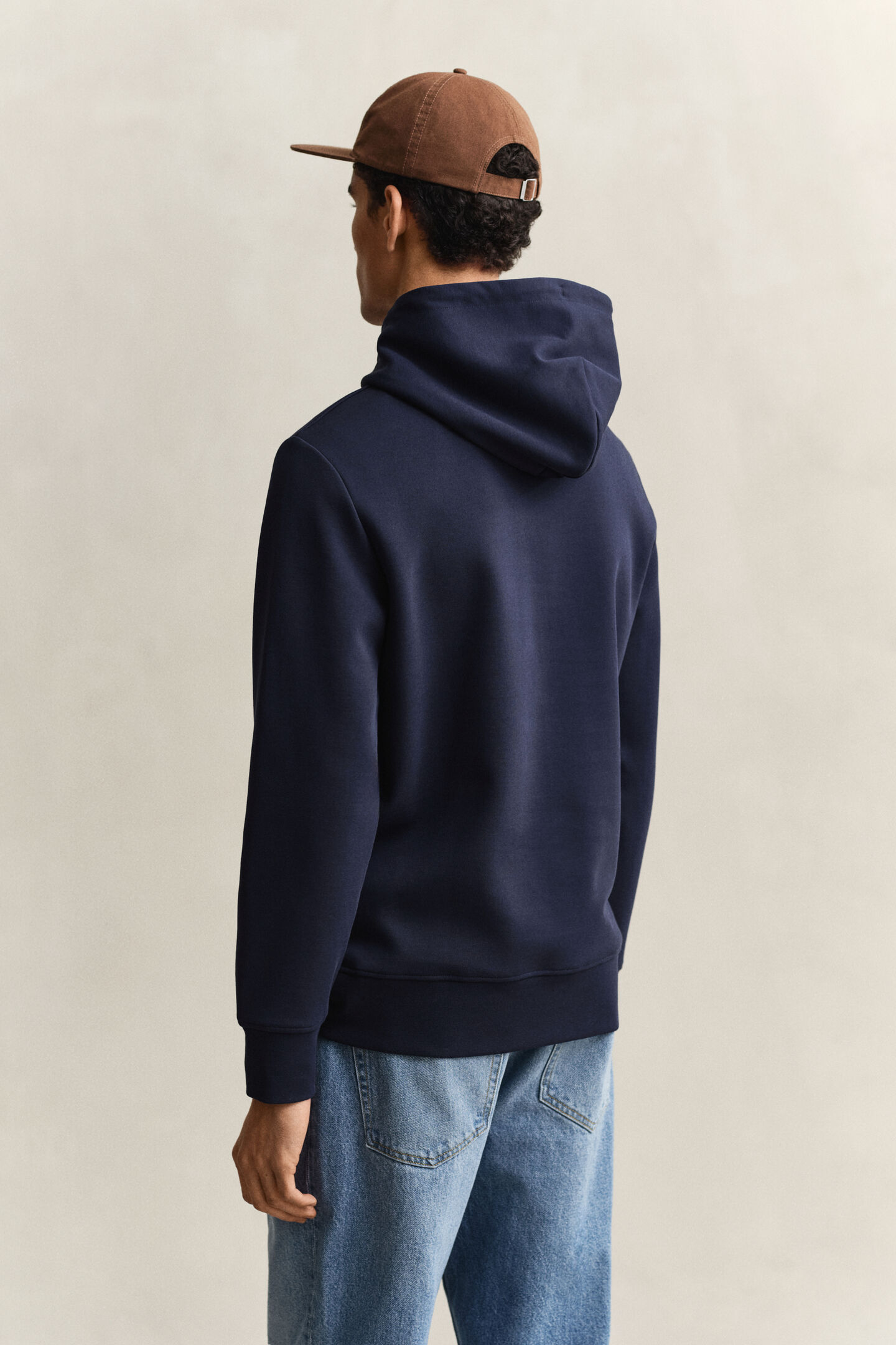 Sudadera de interlock con capucha