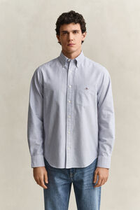 Camisa Oxford cl&aacute;sica de rayas finas