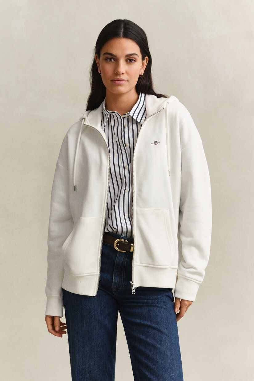 Sudadera con capucha y cremallera Shield