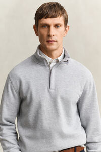 Sudadera Sacker Rib con media cremallera