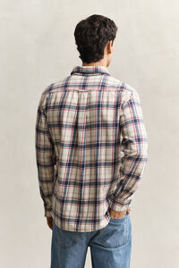 Camisa de sarga con bolsillos de parche