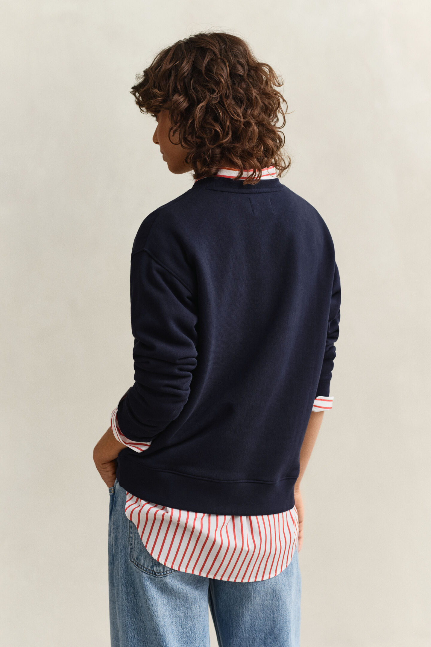 Sudadera con estampado de cuerda