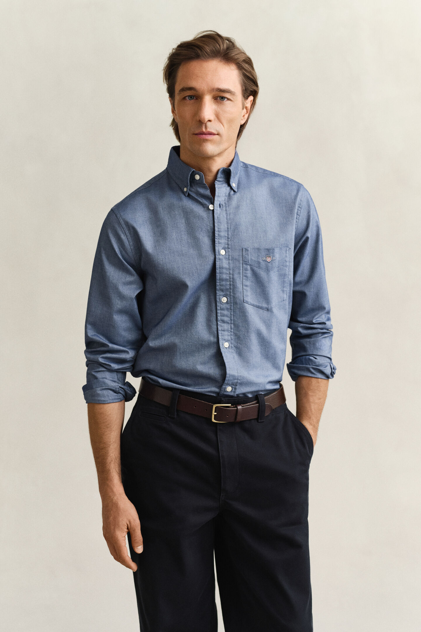 Camisa Oxford cl&aacute;sica Regular Fit