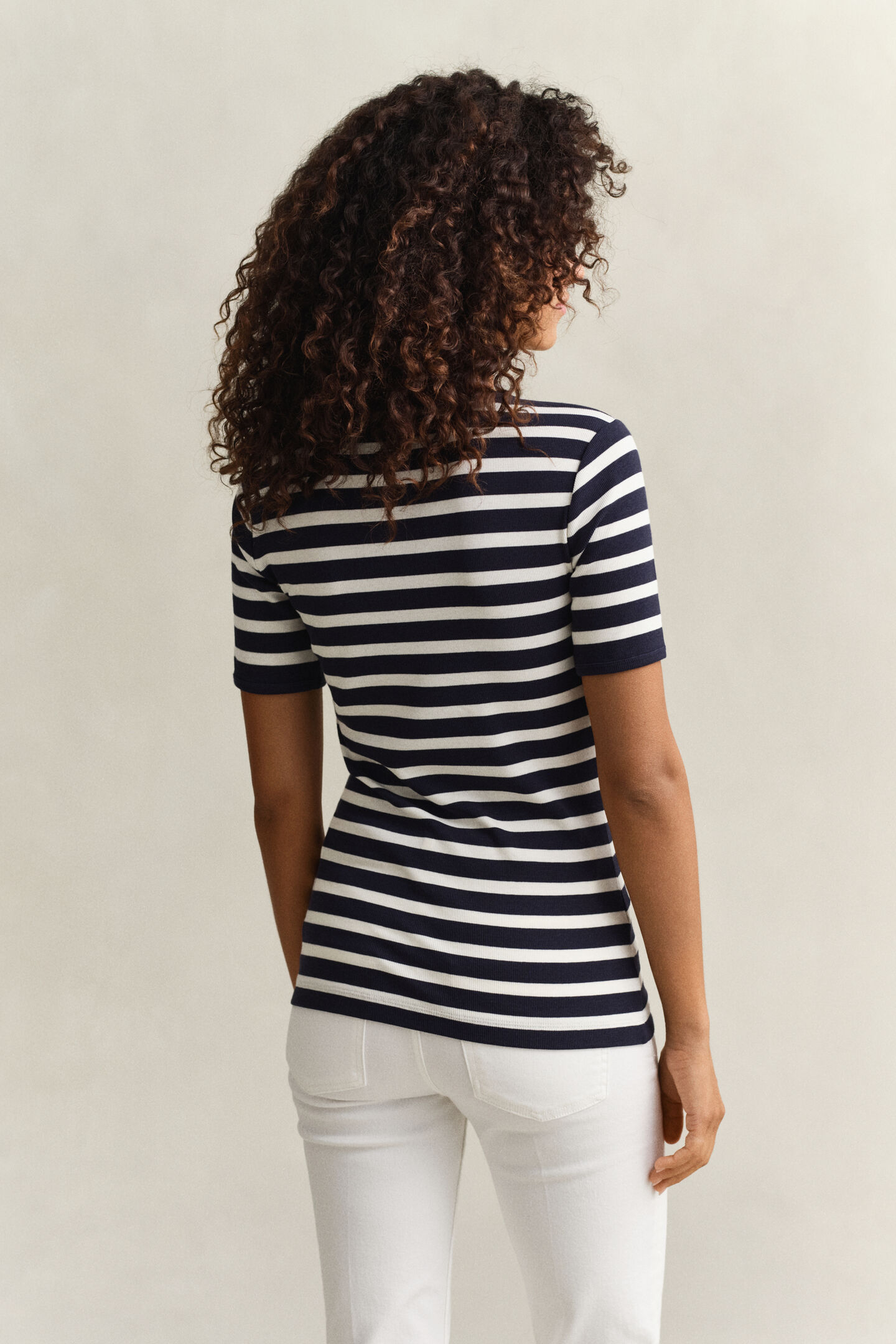Camiseta de canal&eacute; a rayas