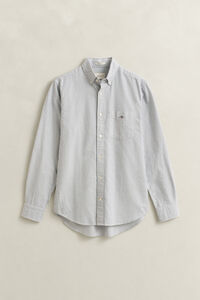 Camisa Oxford cl&aacute;sica de rayas finas