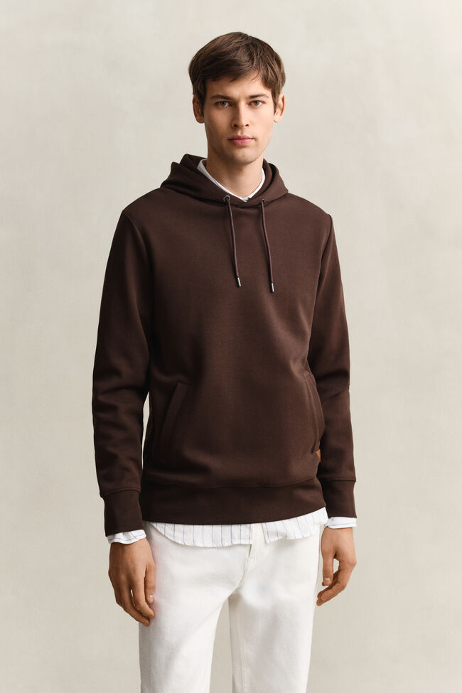 Sudadera de interlock con capucha