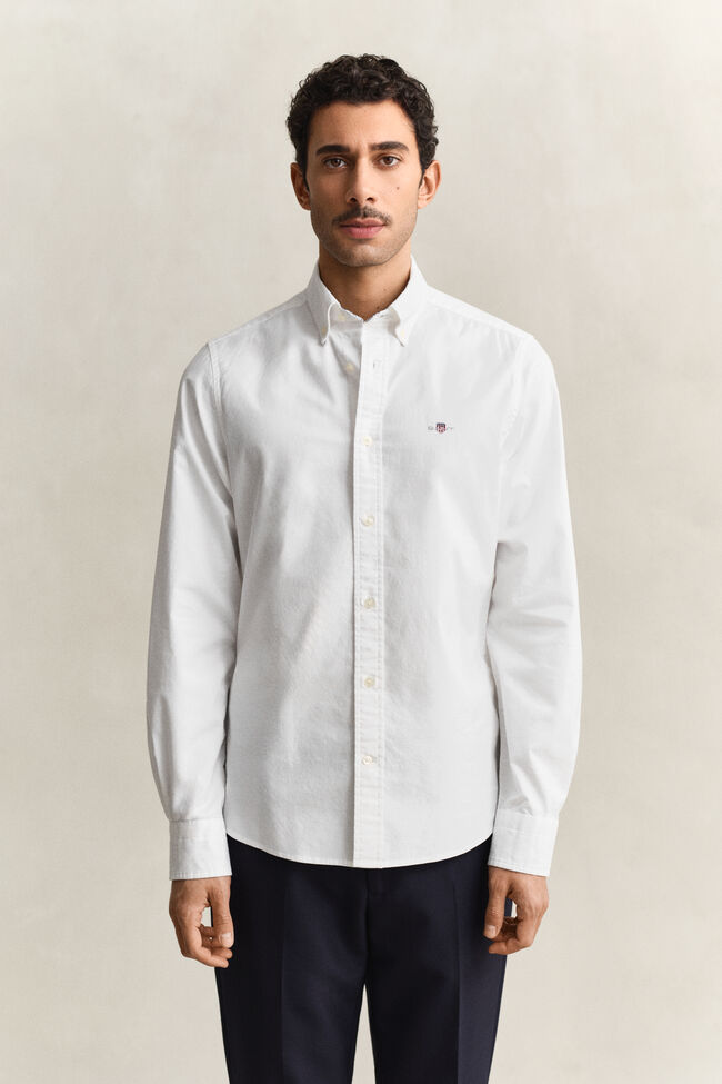 Camisa Oxford Slim Fit el&aacute;stica