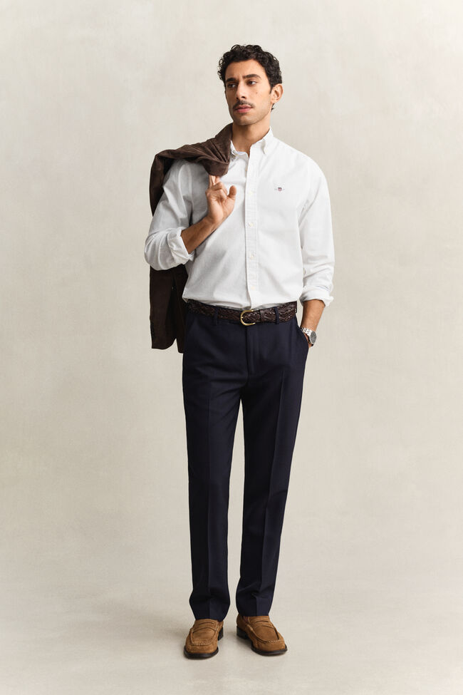 Camisa Oxford Slim Fit el&aacute;stica