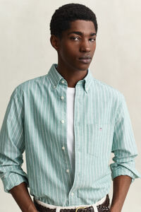 Camisa Oxford cl&aacute;sica a rayas