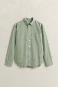 Camisa cl&aacute;sica de popelina de cuadros Vichy