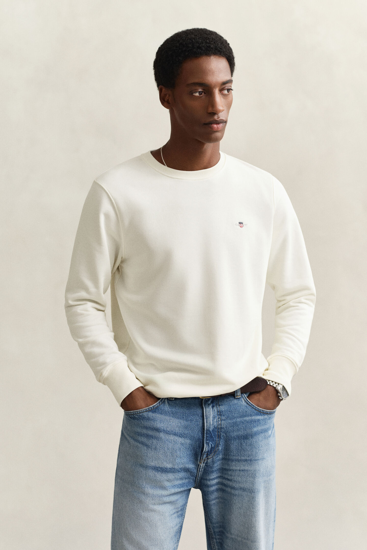 Sudadera Shield de cuello redondo