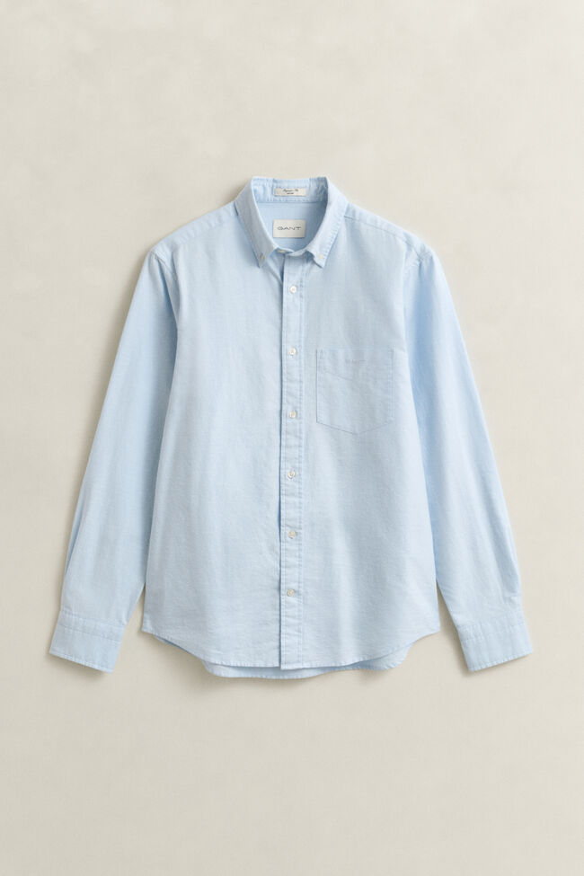 Camisa Oxford cl&aacute;sica con textura labrada