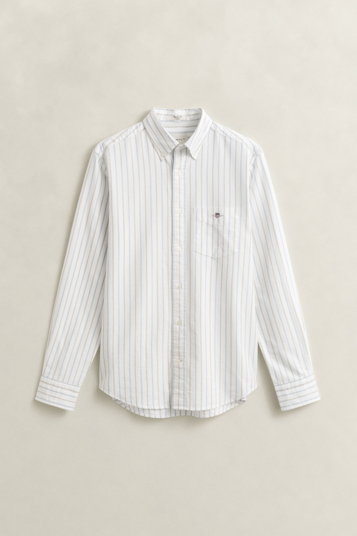 Camisa Oxford cl&aacute;sica a rayas