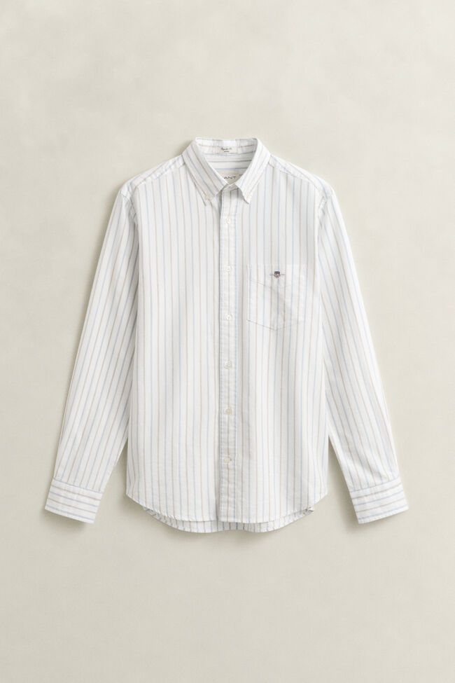 Camisa Oxford cl&aacute;sica a rayas