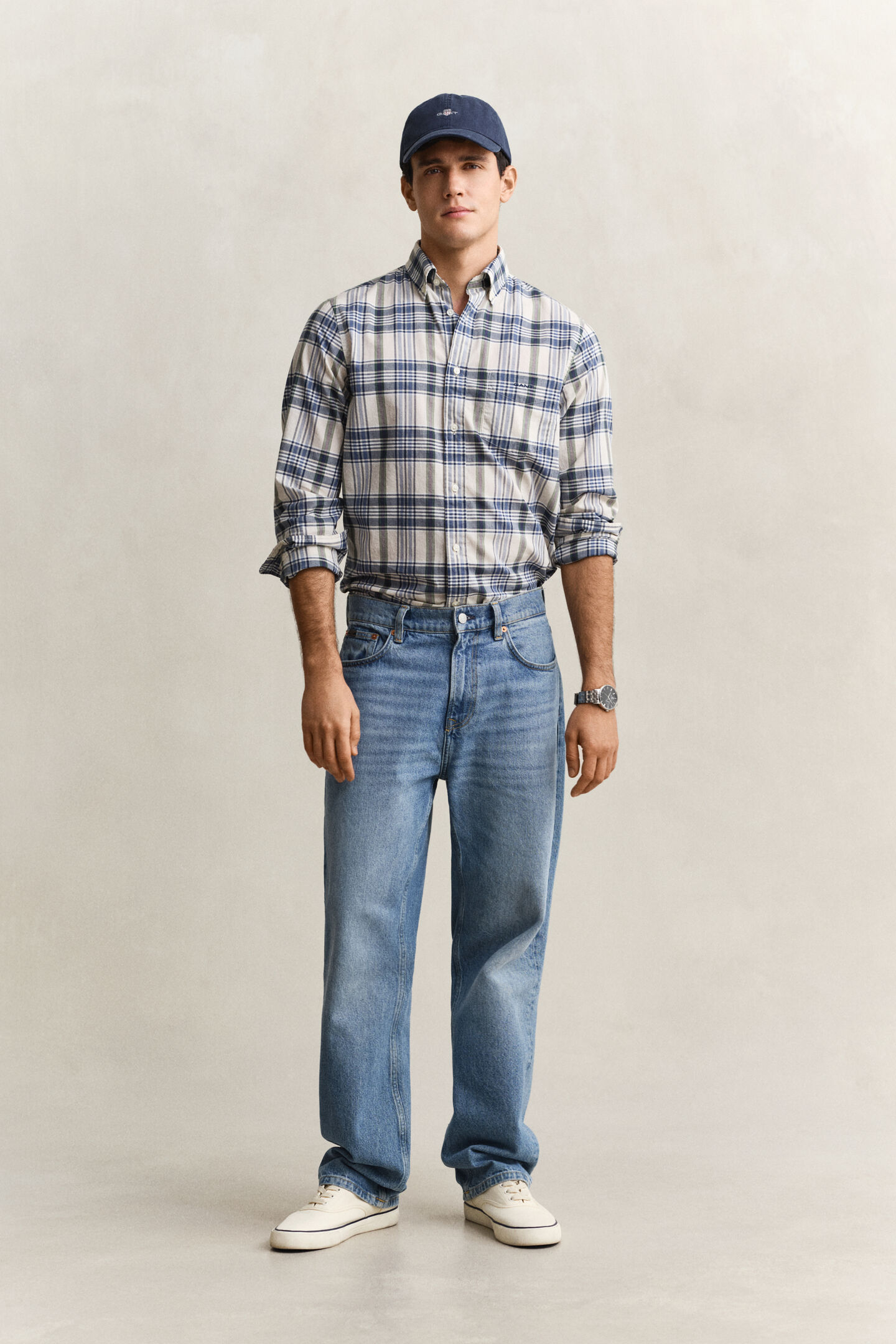 Camisa de cuadros de madr&aacute;s