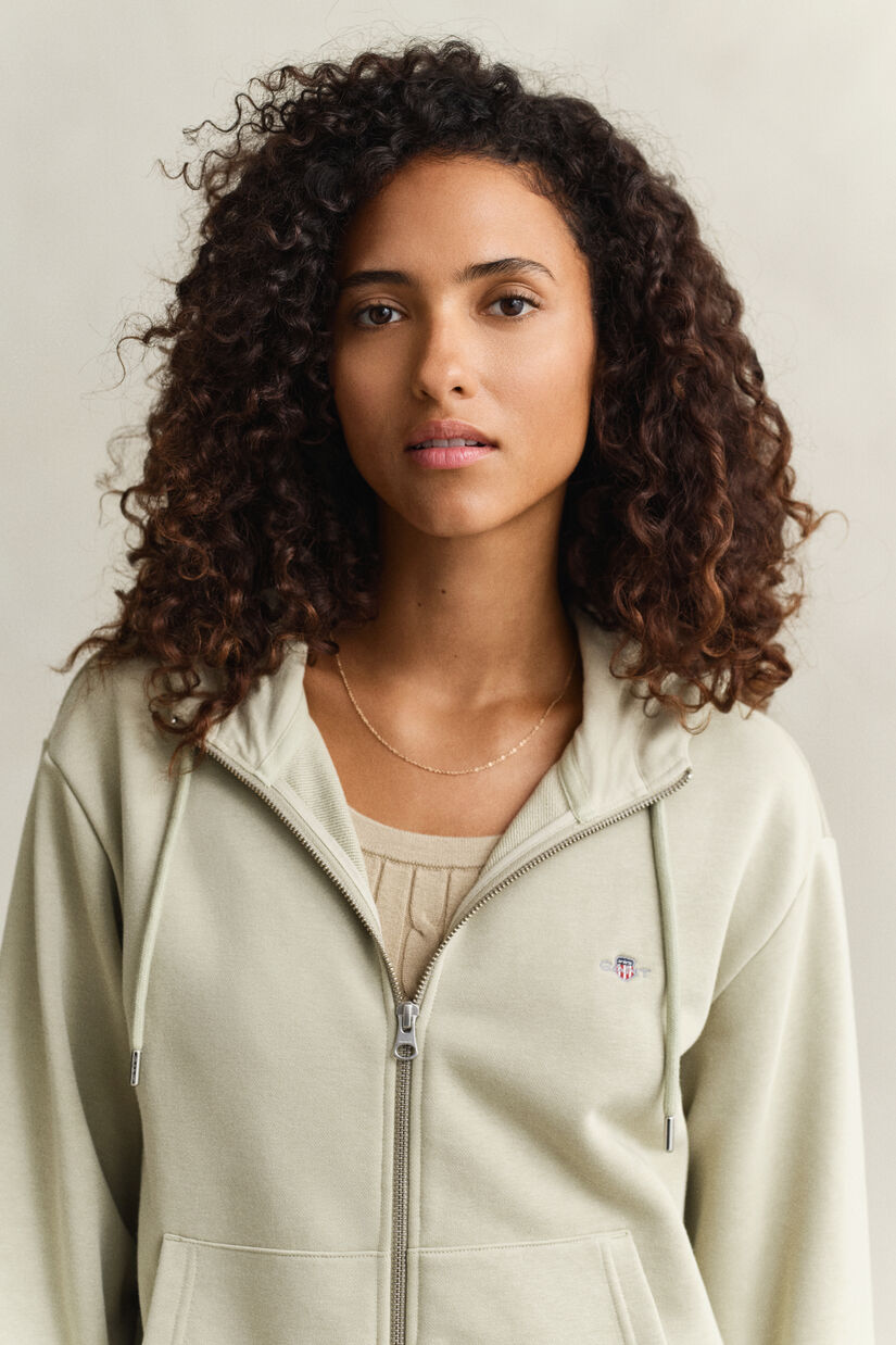 Sudadera con capucha y cremallera Shield