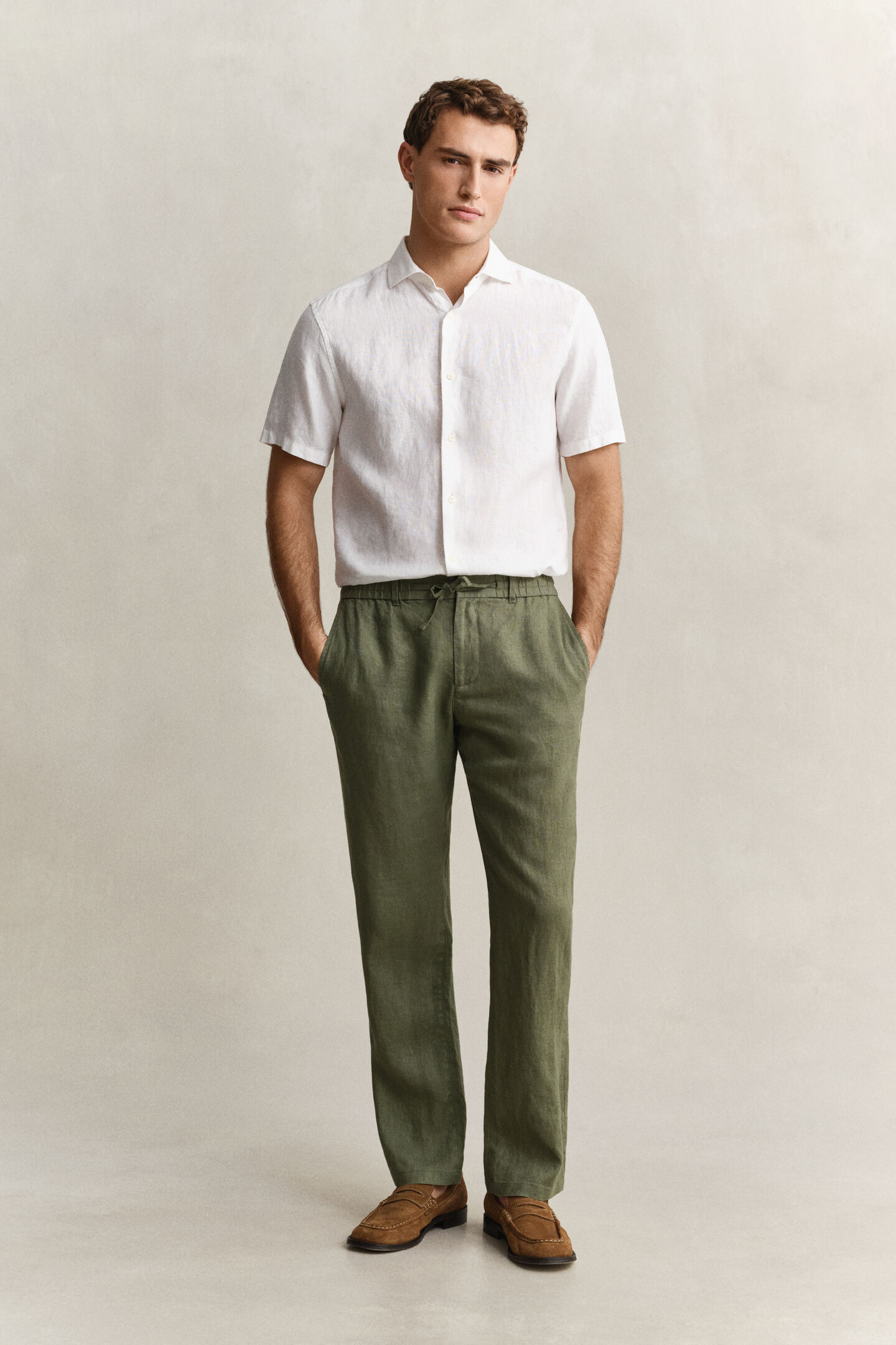Pantalones de lino