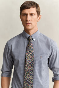 Camisa cl&aacute;sica de popelina de cuadros Vichy