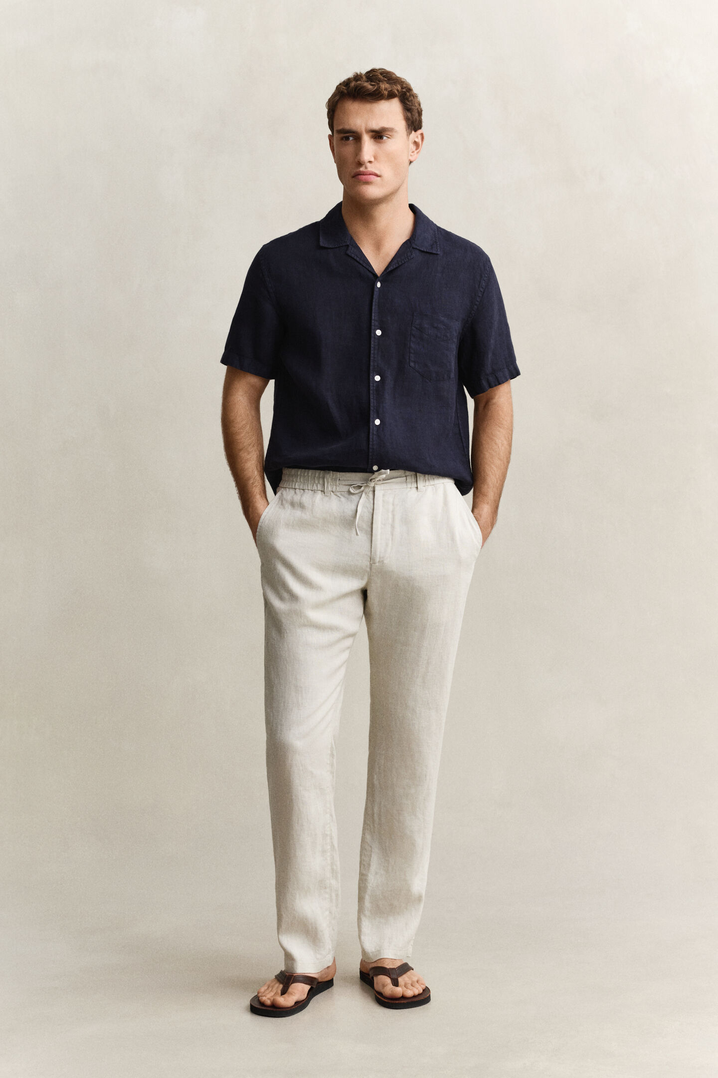 Pantalones de lino