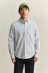 Camisa cl&aacute;sica de popelina a cuadros