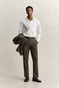 Pantalones de traje de raya diplom&aacute;tica