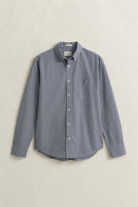 Camisa cl&aacute;sica de popelina de cuadros Vichy
