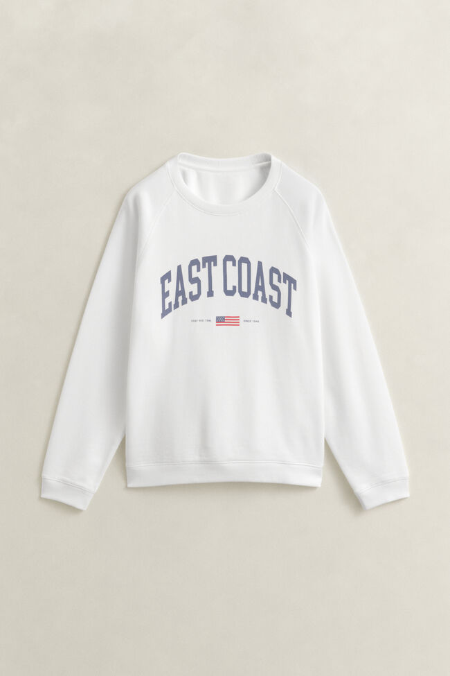 Sudadera de cuello redondo con estampado