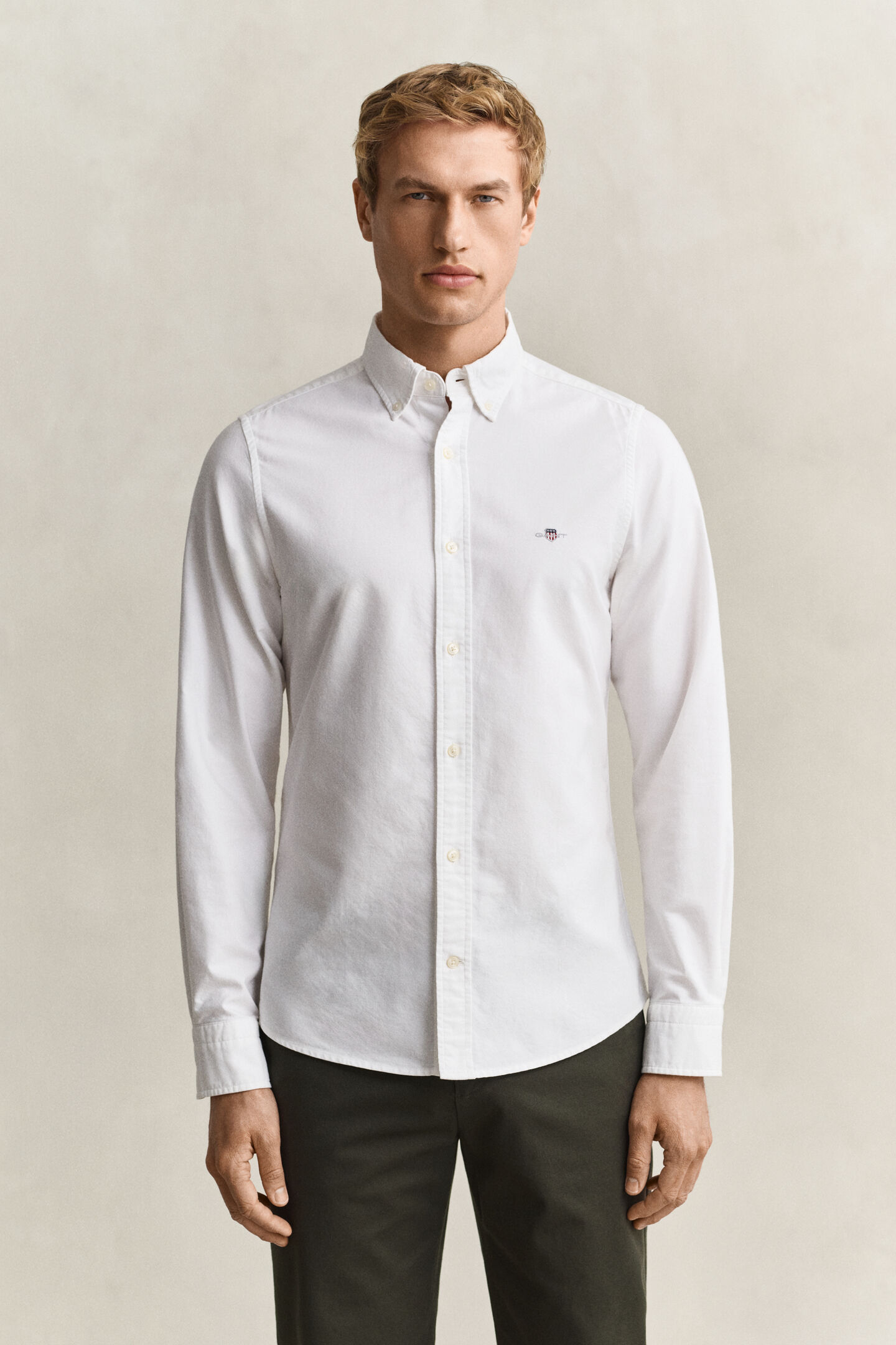 Camisa Oxford cl&aacute;sica Slim Fit