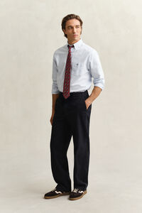 Camisa Oxford cl&aacute;sica de rayas finas