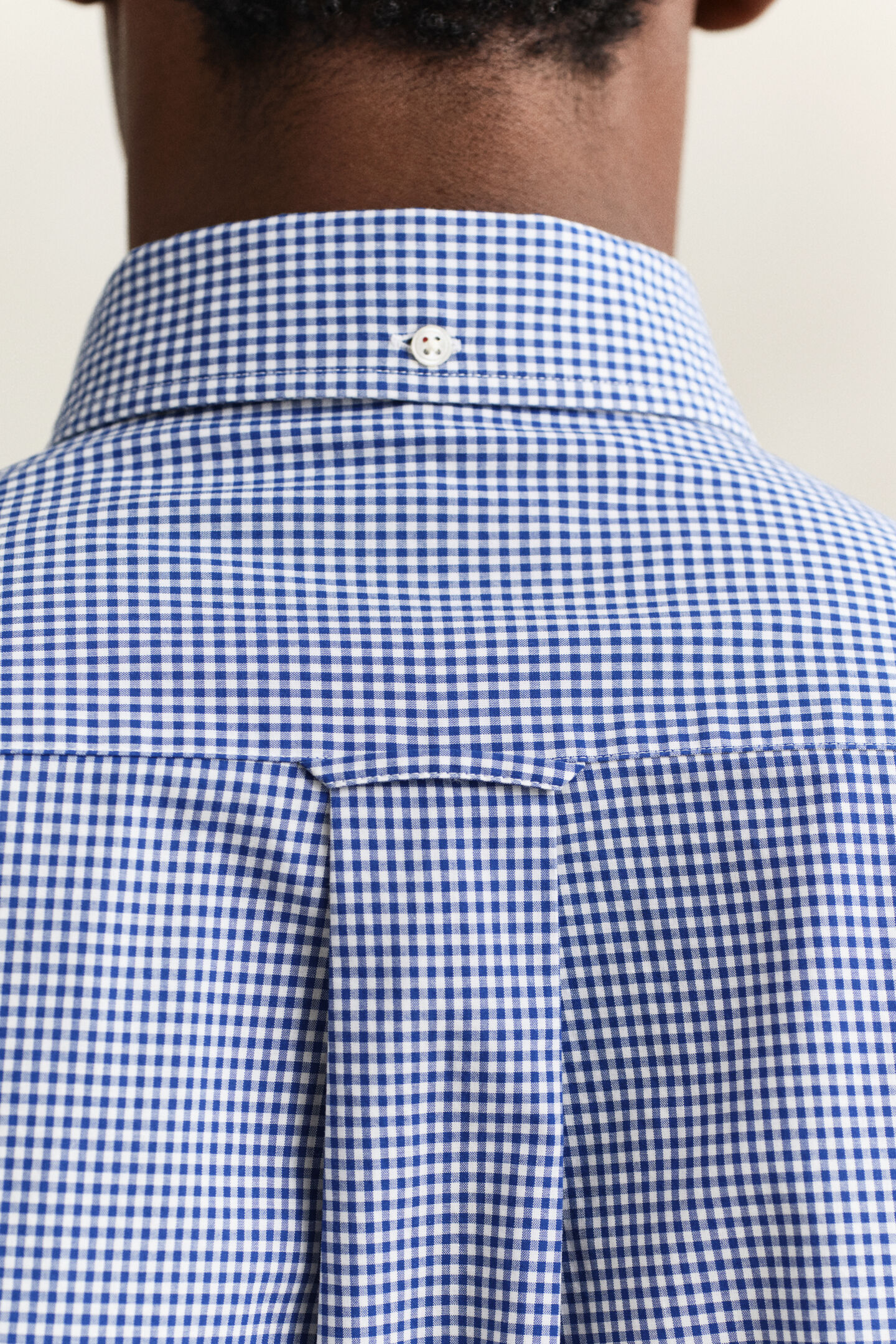 Camisa cl&aacute;sica de popelina de cuadros Vichy