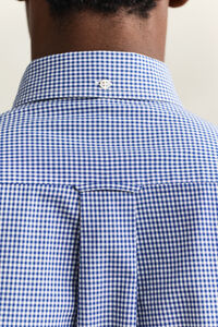 Camisa cl&aacute;sica de popelina de cuadros Vichy
