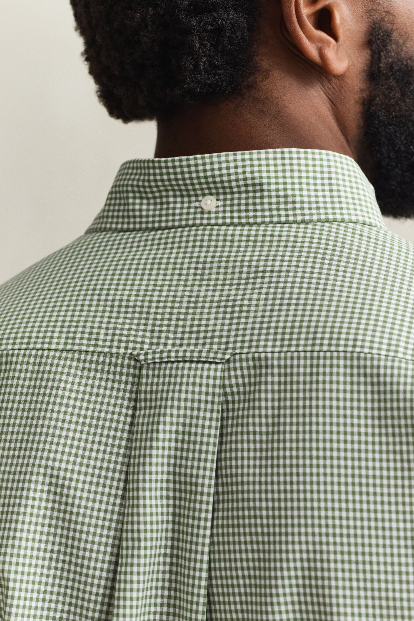 Camisa cl&aacute;sica de popelina de cuadros Vichy
