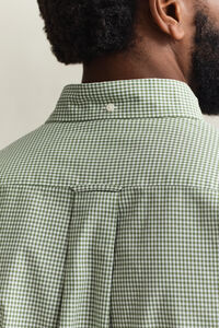 Camisa cl&aacute;sica de popelina de cuadros Vichy