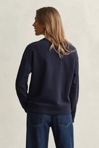 Sudadera de cuello redondo con gr&aacute;fico