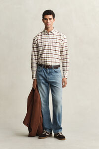 Camisa Oxford Regular Fit a cuadros