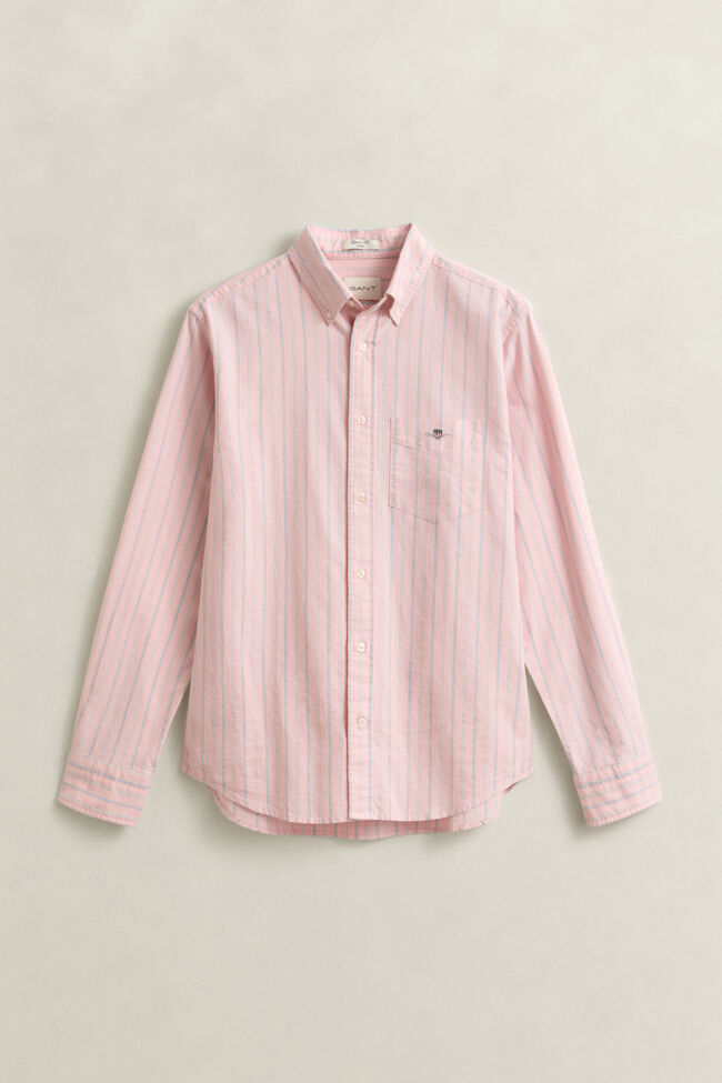 Camisa Oxford cl&aacute;sica a rayas