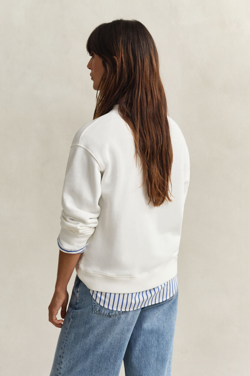 Sudadera de cuello redondo con gr&aacute;fico