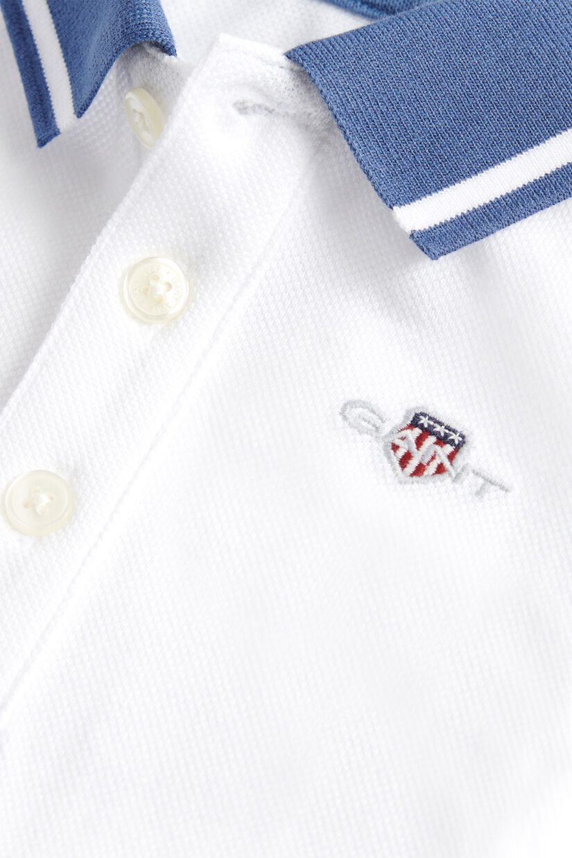 Pelele con cuello de polo Baby Boys