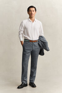 Pantalones de traje a&ntilde;il con dise&ntilde;o de espiga