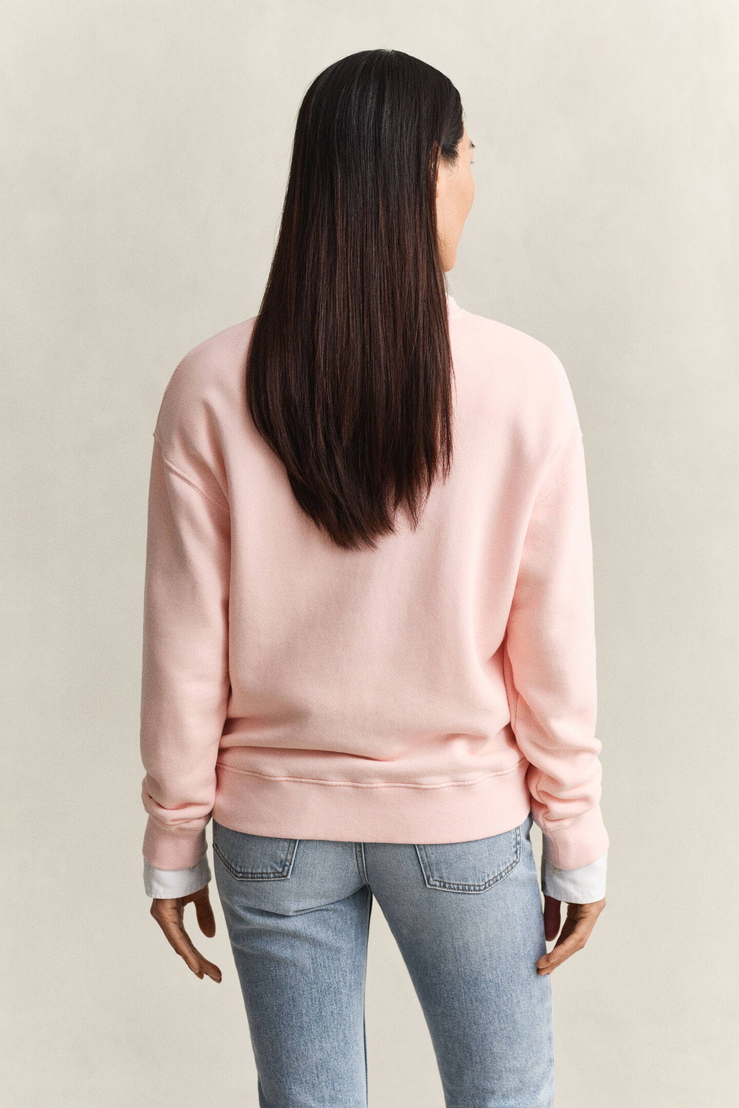 Sudadera de cuello redondo con gr&aacute;fico