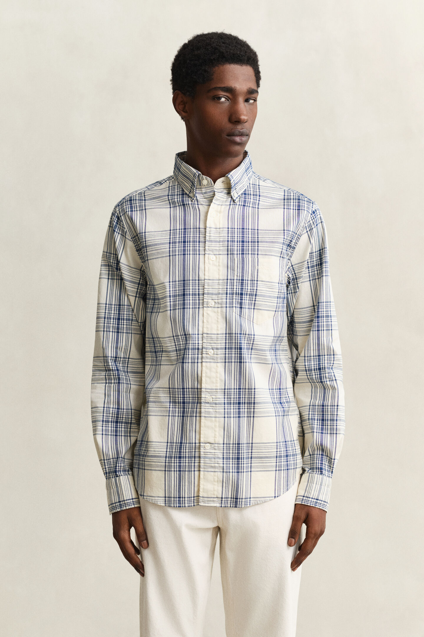 Camisa Oxford Regular Fit Dreamy a cuadros