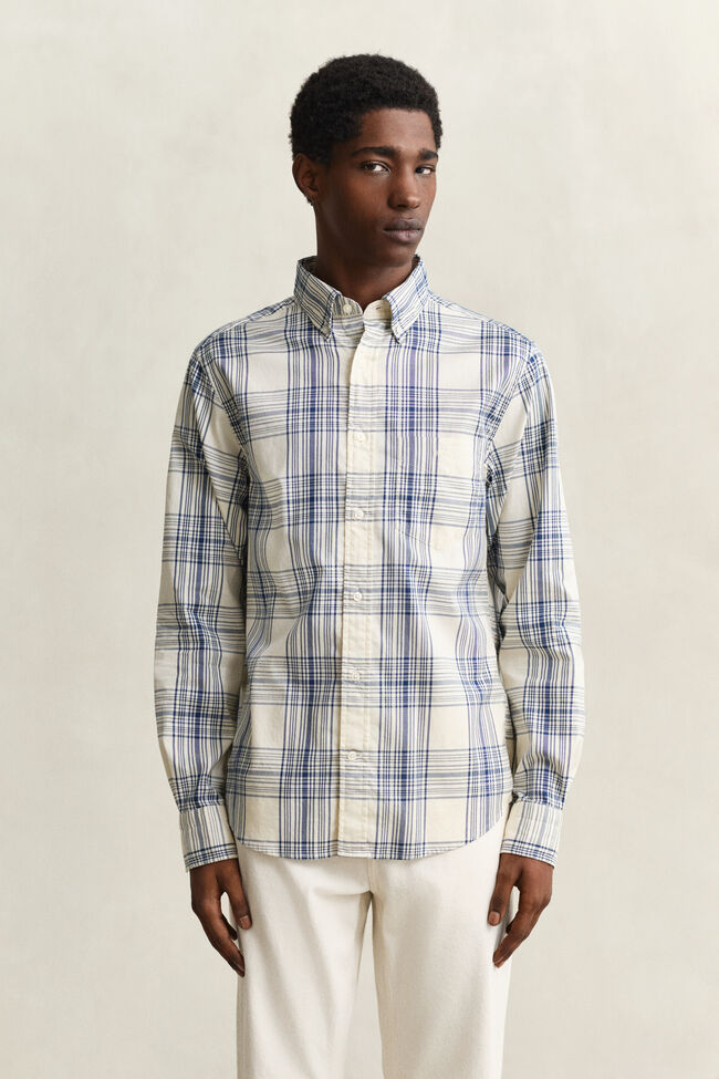 Camisa Oxford Regular Fit Dreamy a cuadros