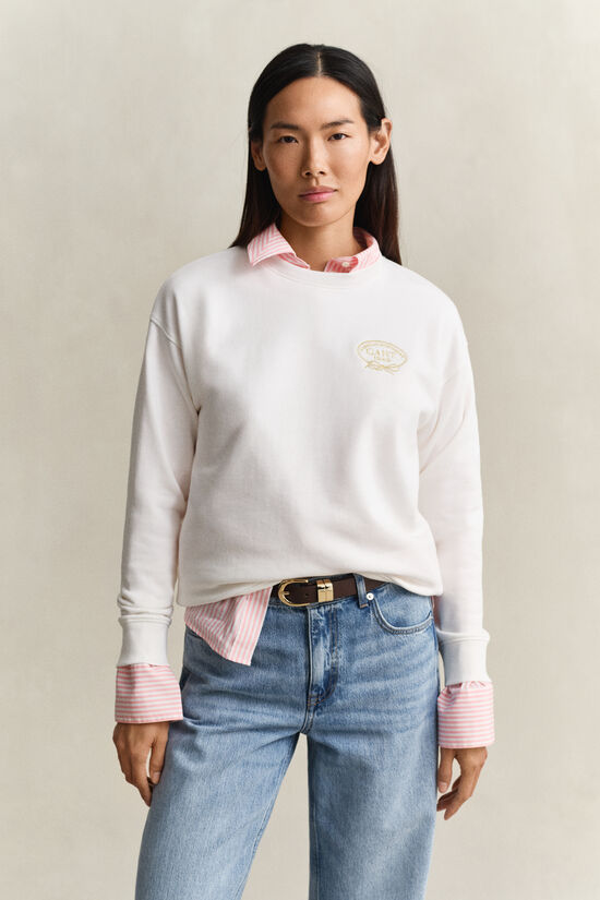 Sudadera con estampado de cuerda