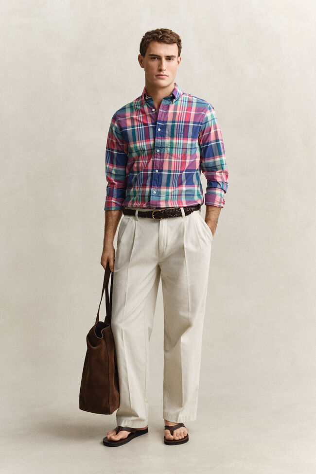 Camisa de cuadros de madr&aacute;s